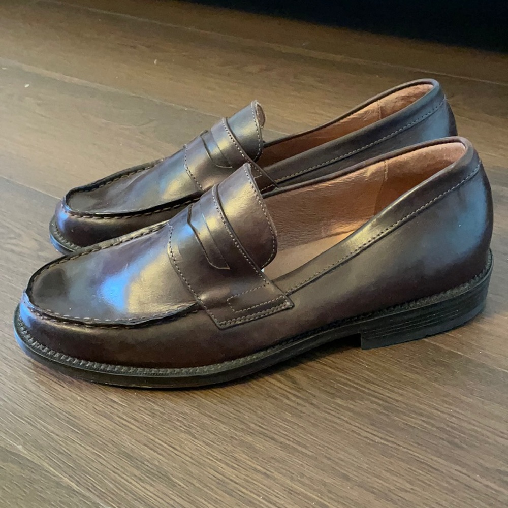 J.Crew Leather Penny Loafers
